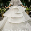 white sparkly wedding dress 701-006