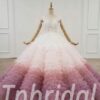 Multi color wedding dress 718-011