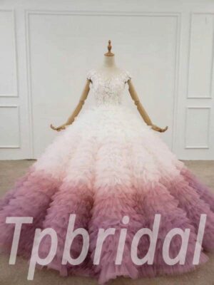 Multi color wedding dress 718-011