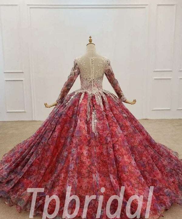 floral prom dress 731-002