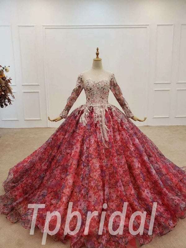 floral prom dress 731-008