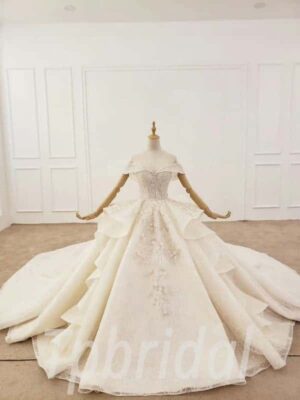 jeweled wedding dress 728-001