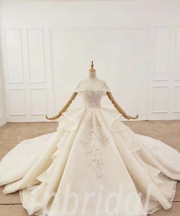 jeweled wedding dress 728-001