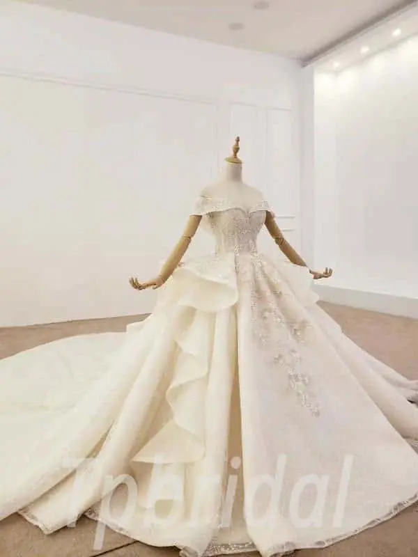 jeweled wedding dress 728-002