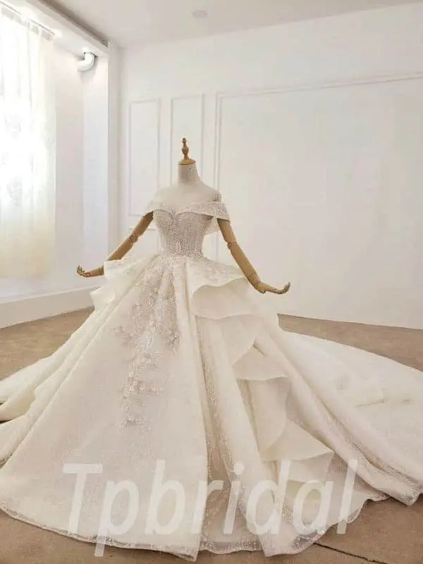 jeweled wedding dress 728-003