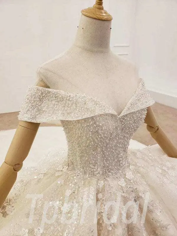 jeweled wedding dress 728-005