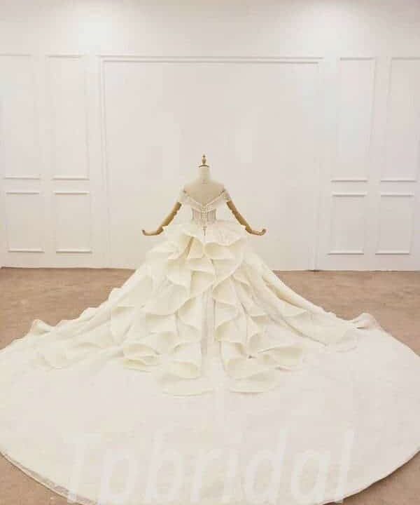 jeweled wedding dress 728-008