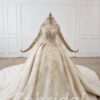long sleeve wedding gown 720005