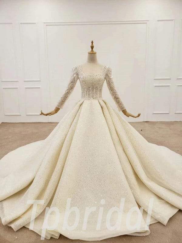 modern wedding dress 734-001