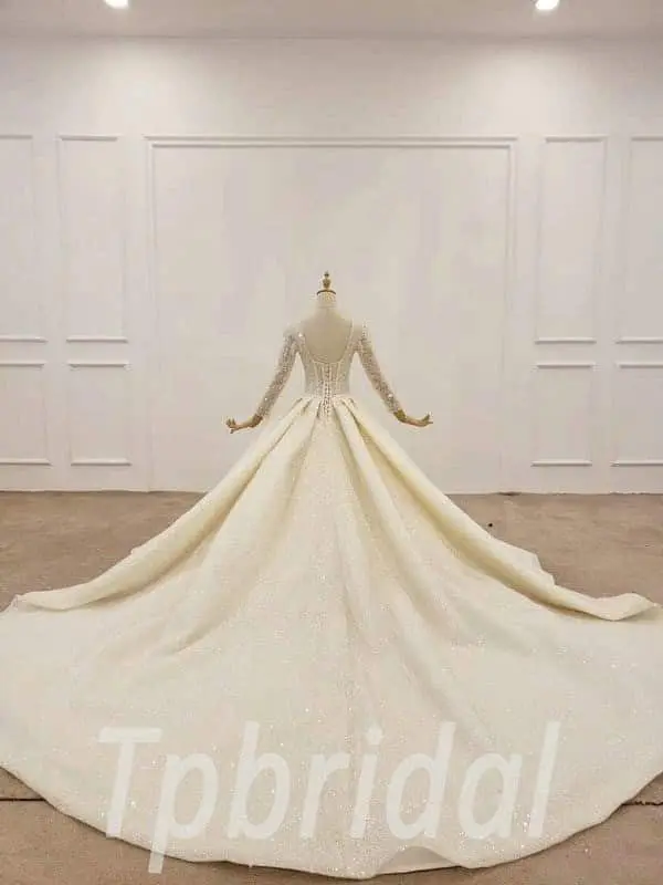 modern wedding dress 734-009