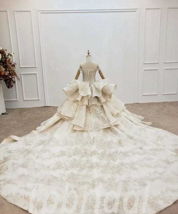 puffy wedding dress 736-002