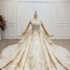 puffy wedding dress 736-006