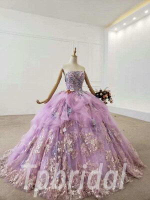 purple ball gown 719-005