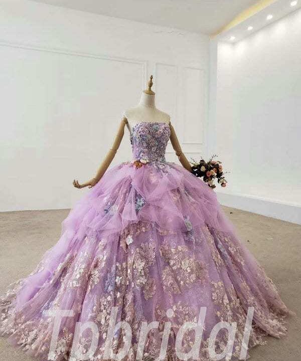 purple ball gown 719-005