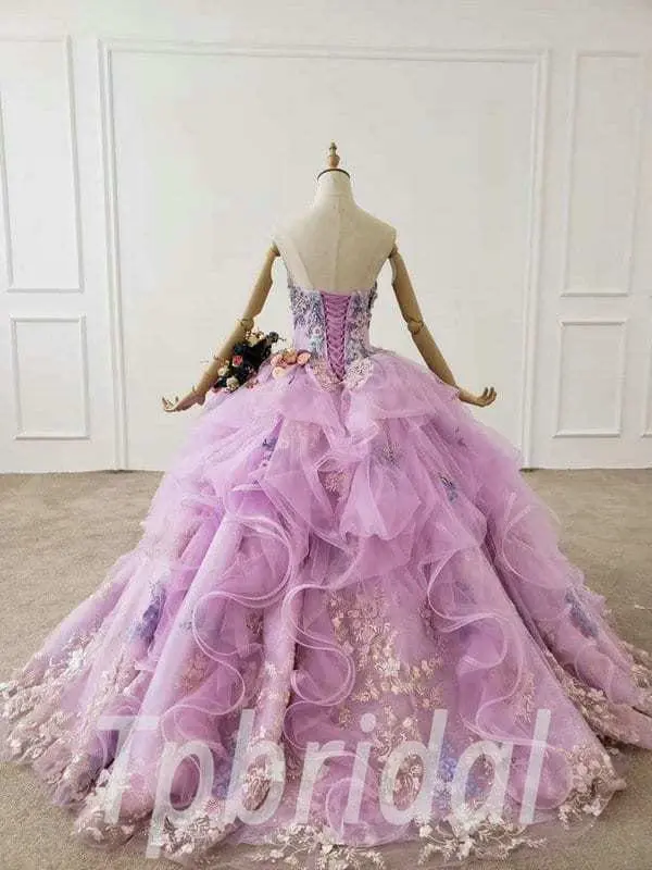 purple ball gown 719-009