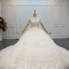 Layered wedding dress 764-001