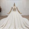 deep v wedding dress 745-005