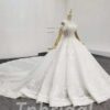 lace ball gown wedding dress 2020 765-003
