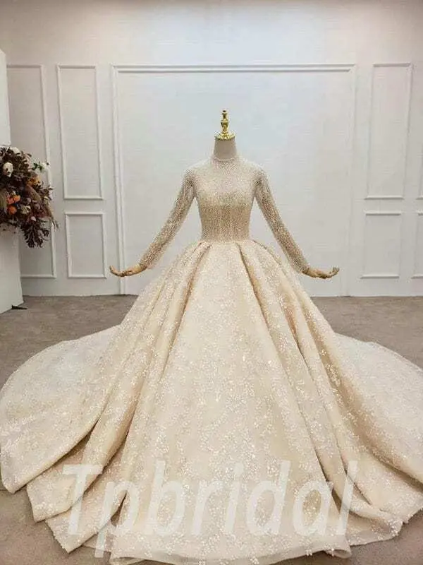 modest ball gown 747-005