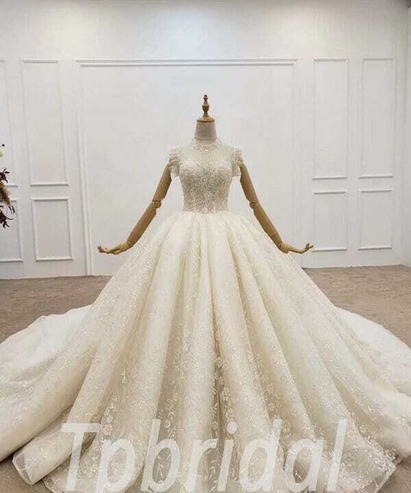 modest wedding dress 748-002