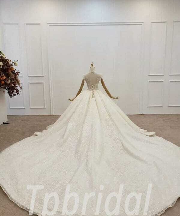 modest wedding dress 748-009