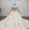 off the shoulder wedding dress plus size 759-003