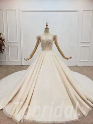 pearl wedding dress 752-003