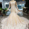 long sleeve mermaid wedding dress 771-003