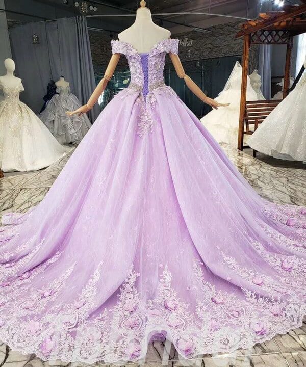 Lilac prom dress 792-008