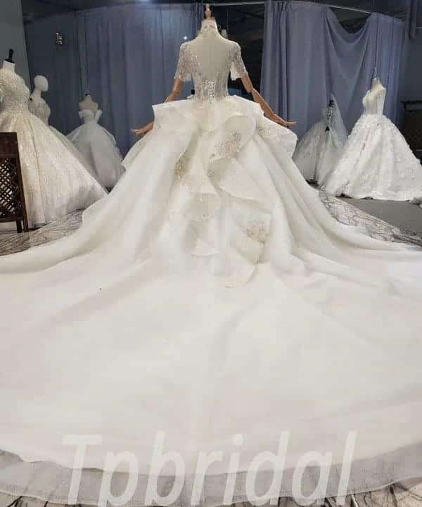 beaded ball gown wedding dresses 789-008