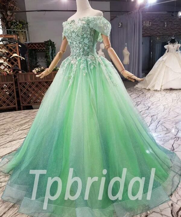 light green prom dress 781-007