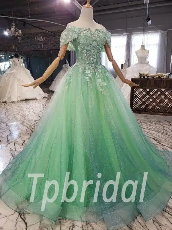light green prom dress 781-008