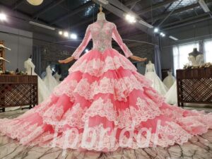 white and pink wedding 784-003