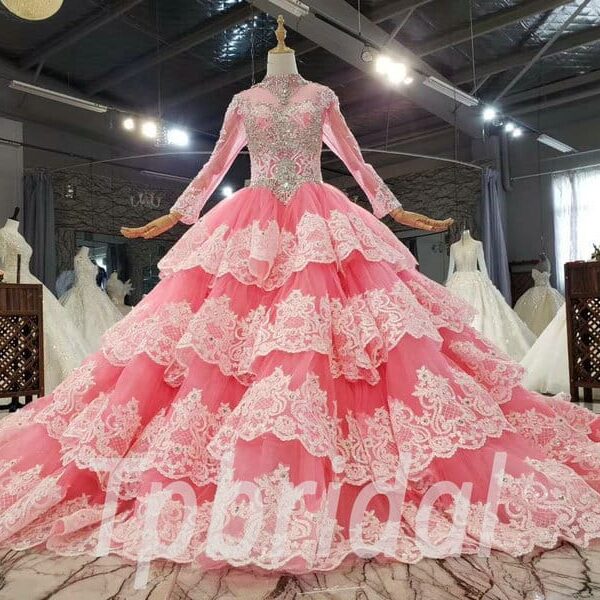 white and pink wedding 784-003