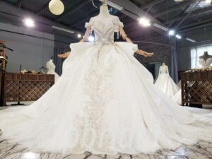 luxury princess wedding dress 790-005