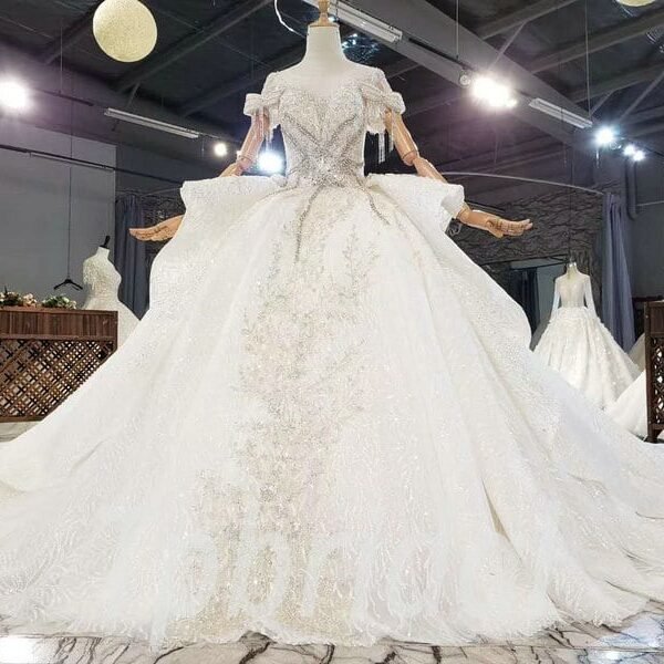 luxury princess wedding dress 790-005