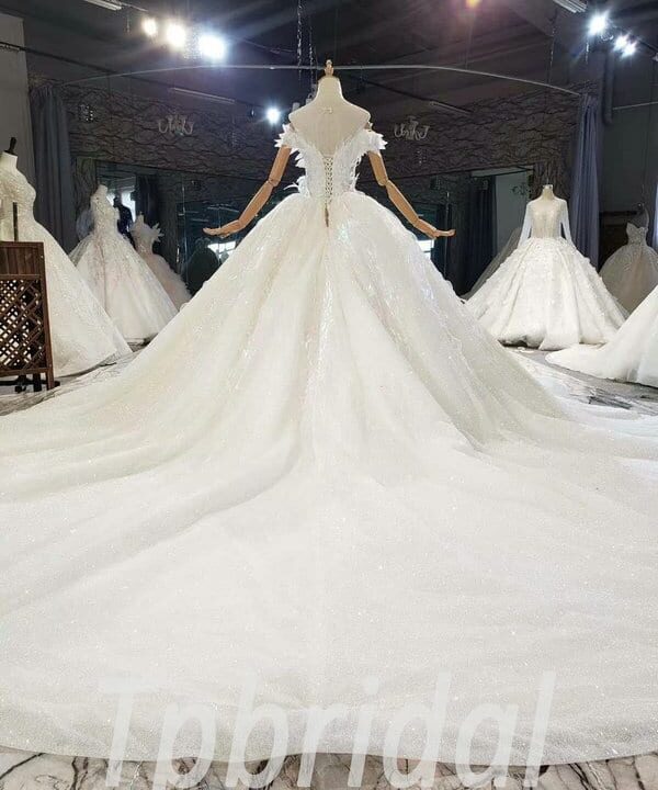 puffy wedding dresses 787-007