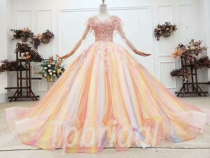 colorful wedding dress 812-002