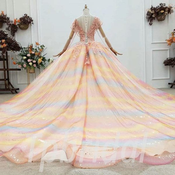 Pink wedding dresses online shopping bridal gowns sale • tpbridal