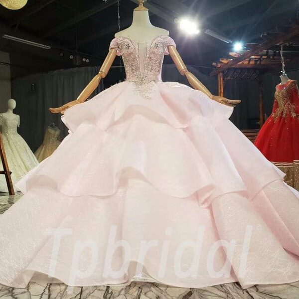 pink princess ball gown 805-001