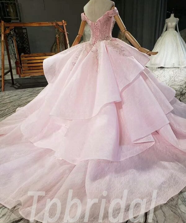 pink princess ball gown 805-008