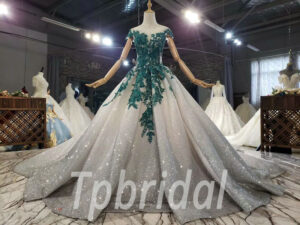 two color wedding dress 818-002