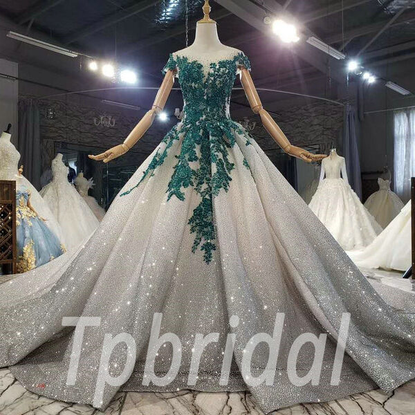 two color wedding dress 818-002