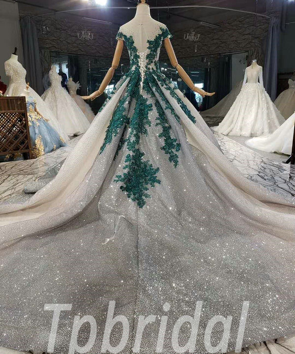 two color wedding dress 818-007