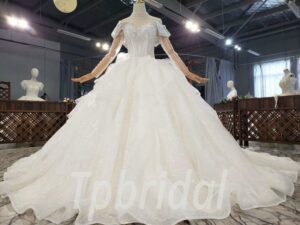 big ball gown wedding dress 838-002