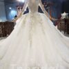 crystal lace wedding dress 847-005
