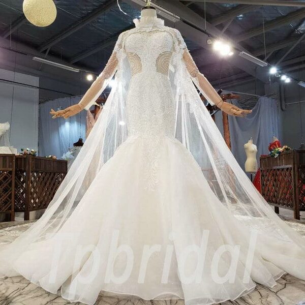 fishtail wedding dress 860-004