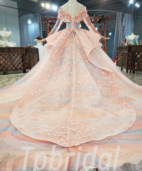 floral wedding dress 837-010