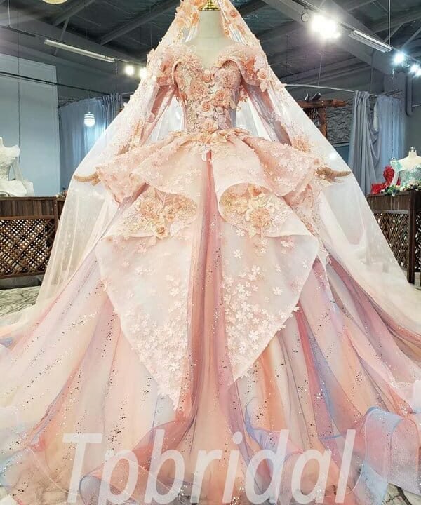 floral wedding dress 837-013