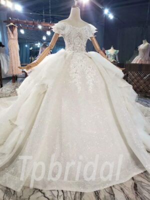 glitter wedding dress 861-002